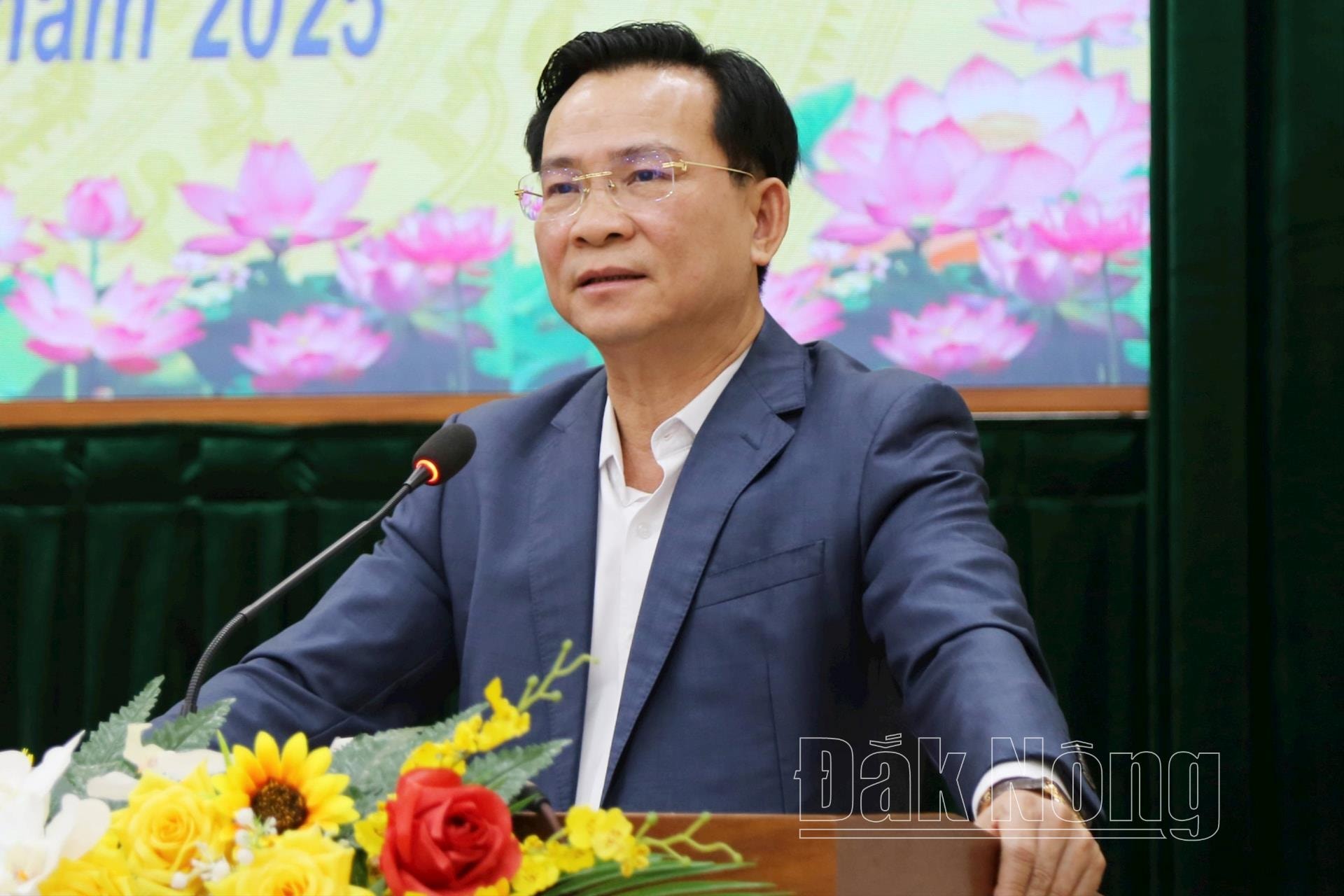 Deputy Secretary of the Provincial Party Committee, Chairman of the Dak Nong Provincial People's Committee Ho Van Muoi hopes that press agencies will continue to pay attention and contribute multi-dimensional information about the socio-economic situation in Dak Nong.