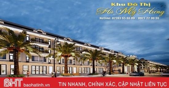 Hà Mỹ Hưng - khu đô thị kiểu mẫu ở thành phố Hà Tĩnh