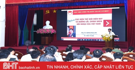 Hà Tĩnh chú trọng công tác đào tạo, bồi dưỡng cán bộ các cấp