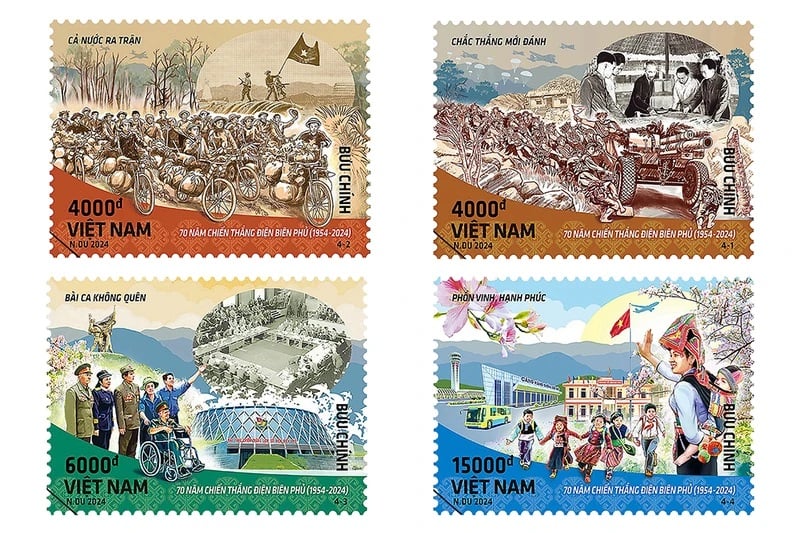 Entdecken Sie die Bedeutung des Sonderbriefmarkensatzes zum 70. Jahrestag des Sieges von Dien Bien Phu