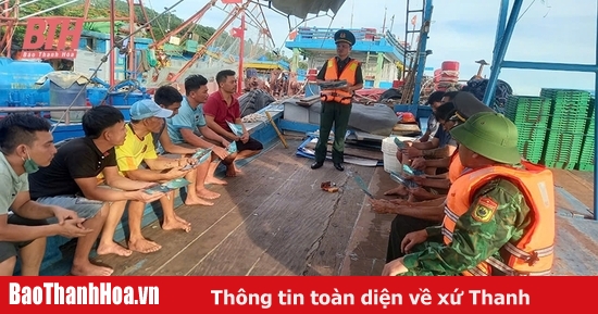 สถานีพิทักษ์ชายแดน Hai Hoa เผยแพร่การต่อต้านการทำประมง IUU