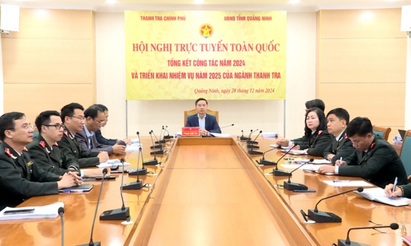 Thanh tra Chính phủ tổng kết công tác năm 2024 và triển khai nhiệm vụ năm 2025