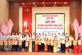 Thanh Ba tổ chức hội thi tuyên truyền viên giỏi về “Giảm nghèo bền vững”