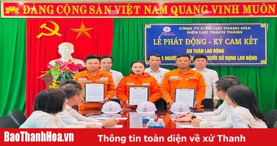 Thach Thanh Electricity lance la signature d'un engagement en matière de sécurité du travail