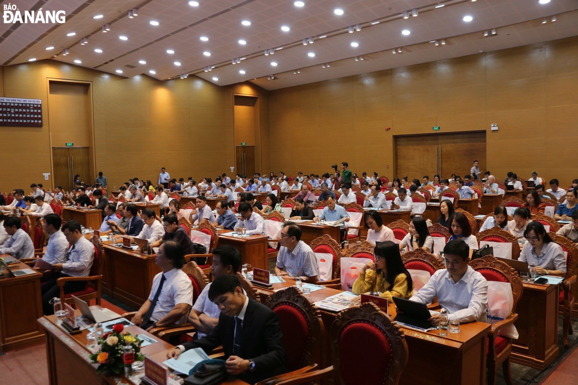 Delegates attending the conference.