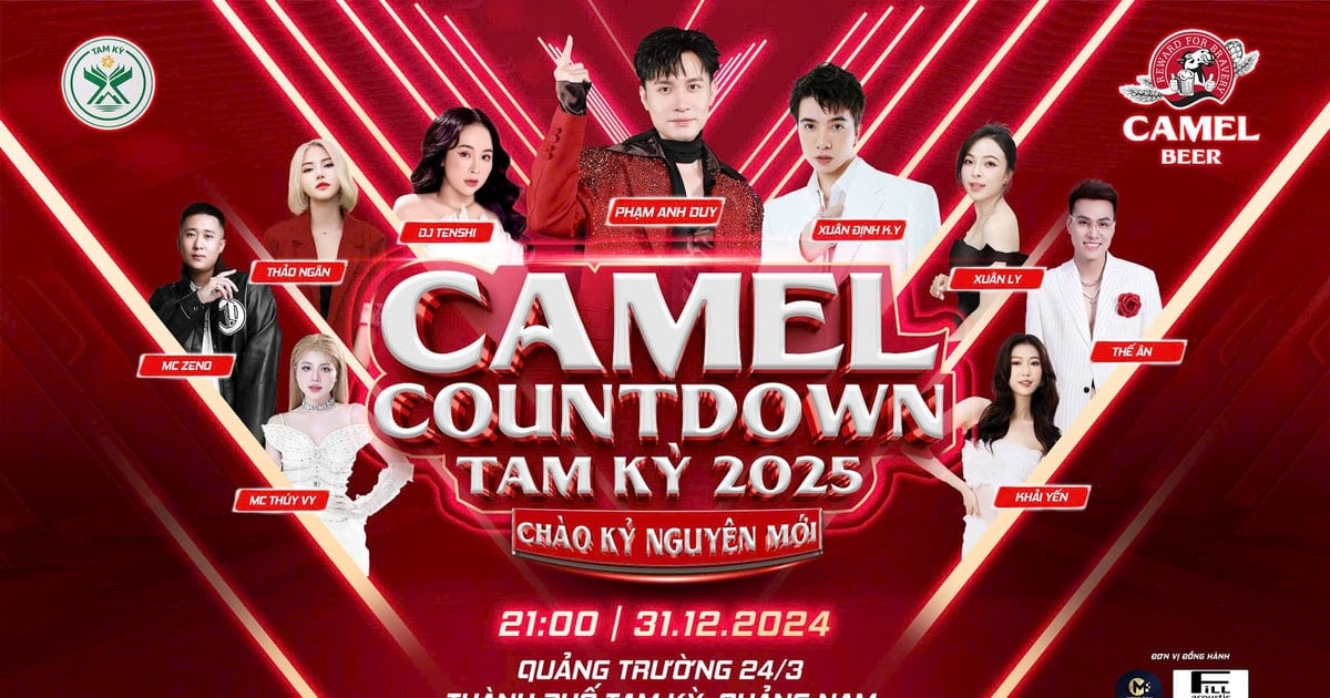 Tam Kỳ tổ chức countdown đón giao thừa năm 2025