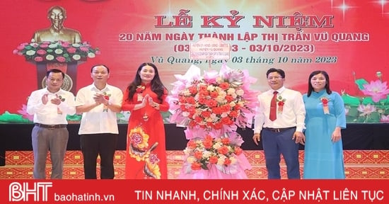 Xây dựng thị trấn Vũ Quang theo hướng đô thị văn minh sinh thái