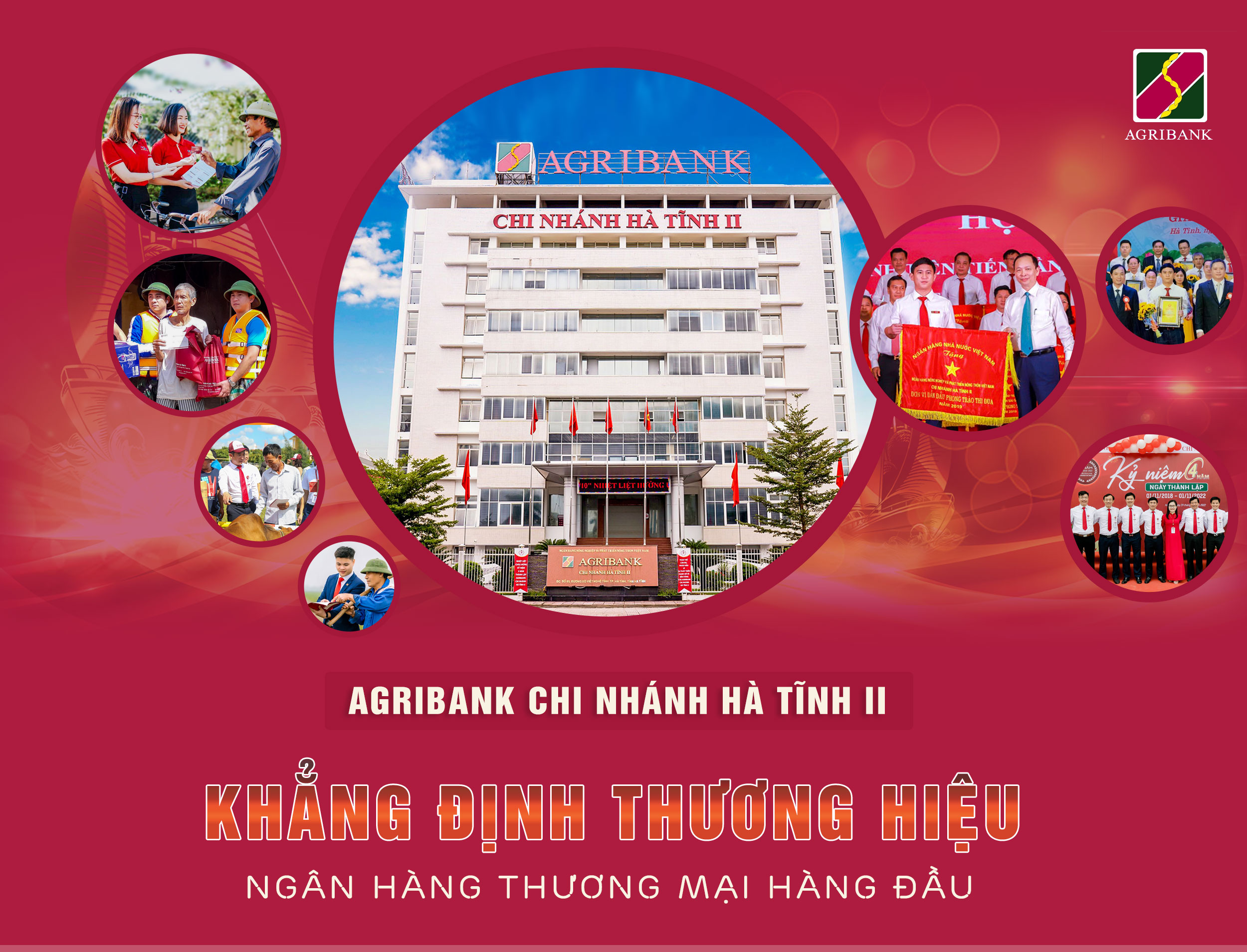 Agribank Chi nhánh Hà Tĩnh II: Khẳng định thương hiệu ngân hàng thương mại hàng đầu