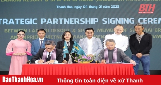 Firma de un acuerdo de cooperación estratégica para contribuir a convertir el Sitio Nacional de Reliquias Especiales de Lam Kinh en un destino turístico clave