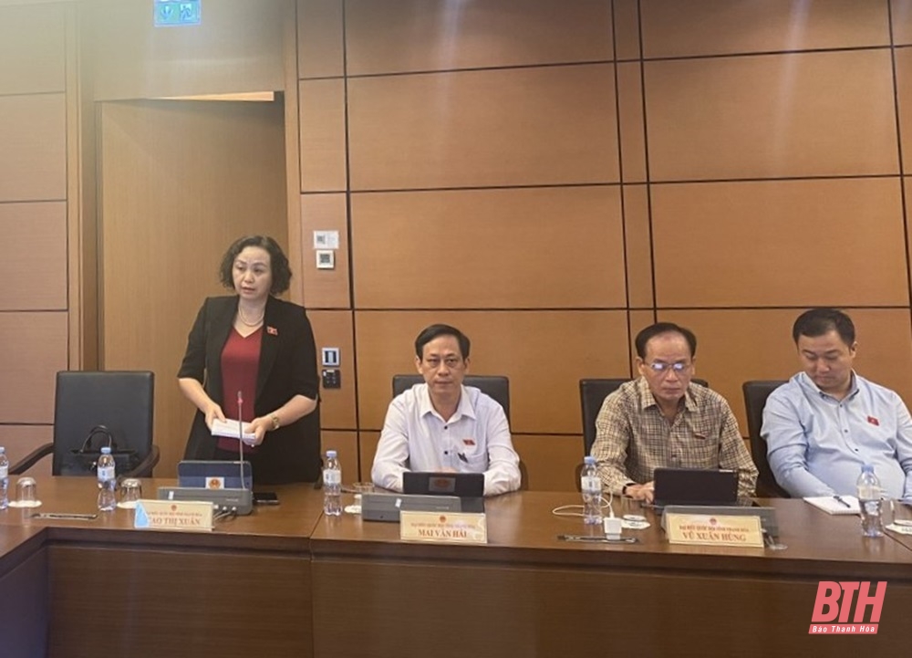 La délégation de l'Assemblée nationale de la province de Thanh Hoa a approuvé la création de la ville de Hué sous l'autorité du gouvernement central et la résolution sur l'organisation du gouvernement urbain de la ville de Hai Phong.