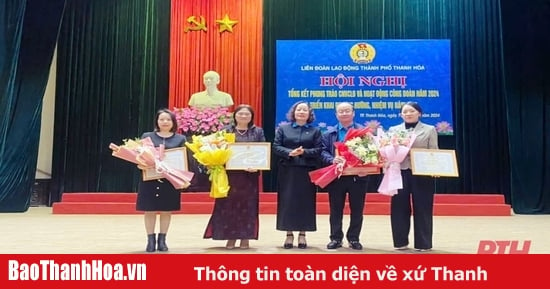 LĐLĐ TP Thanh Hoá đẩy mạnh các phong trào thi đua yêu nước