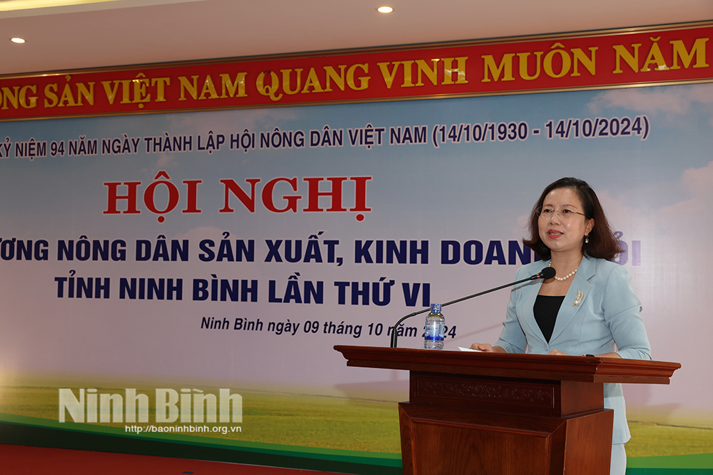 Biểu dương Nông dân sản xuất kinh doanh giỏi tỉnh Ninh Bình lần thứ VI