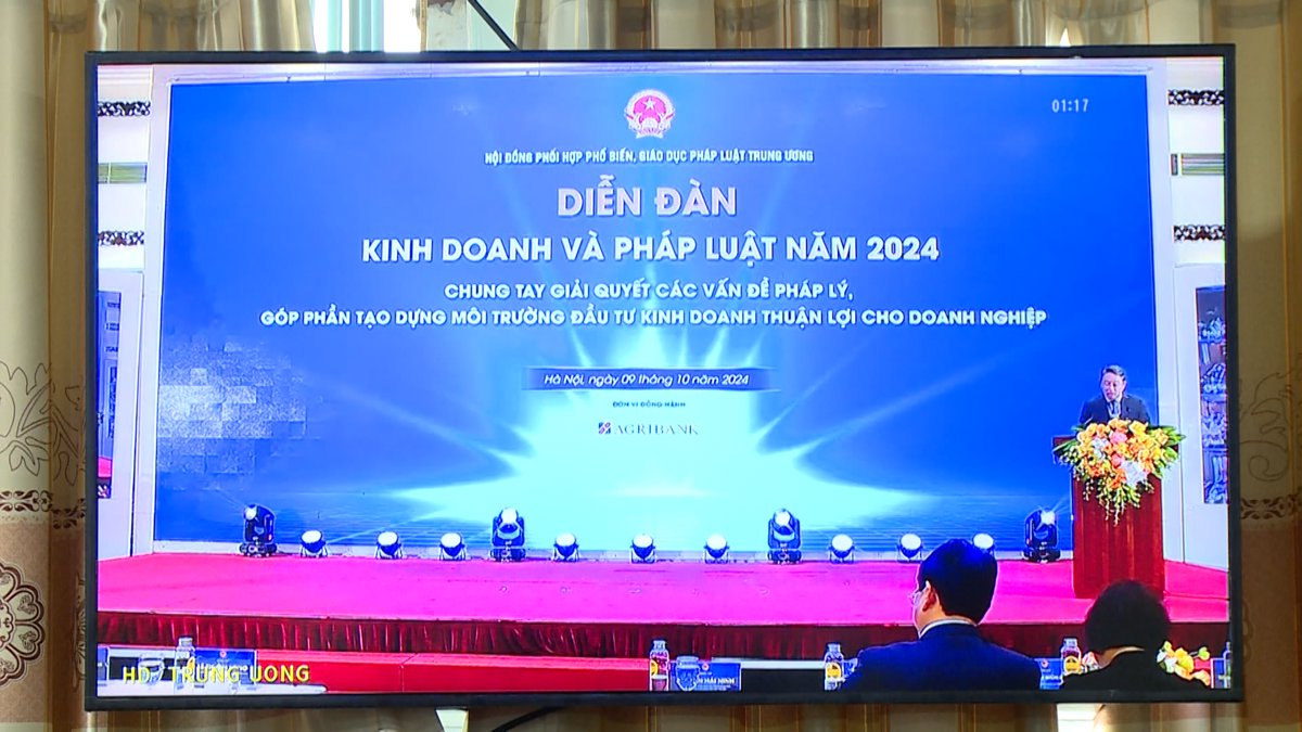 Diễn đàn “Kinh doanh và Pháp luật năm 2024”