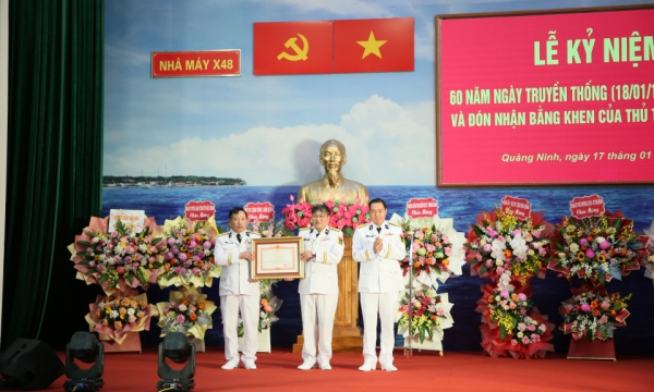 Factory X48 (Naval Logistics and Engineering Department) celebrates 60th anniversary of its traditional day
