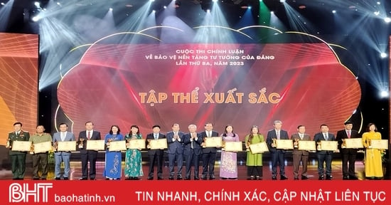 Hà Tĩnh đạt 2 giải thưởng cuộc thi viết bảo vệ nền tảng tư tưởng của Đảng