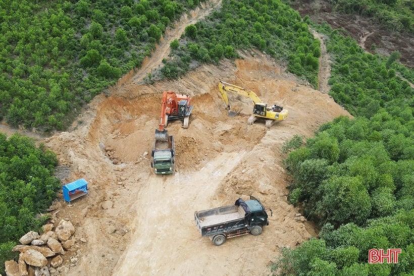 Khó khăn trong vật liệu thi công cao tốc Bắc – Nam ở Hà Tĩnh cơ bản được tháo gỡ