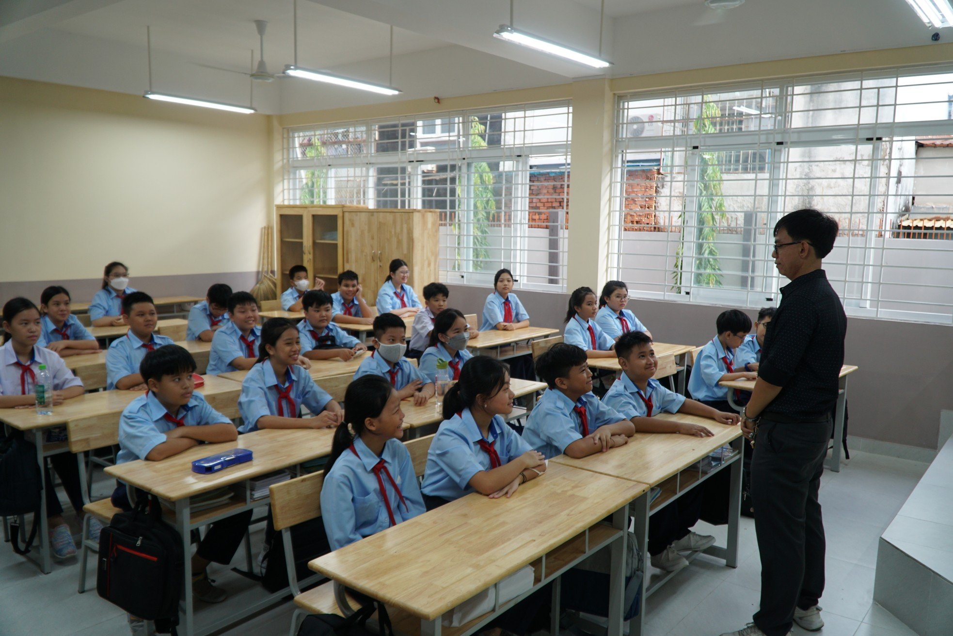 Primer plano de las nuevas escuelas de mil millones de dólares en la ciudad de Ho Chi Minh, foto 8