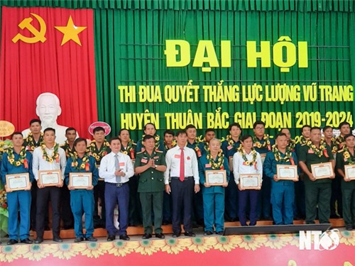 NTO - Đại hội Thi đua Quyết thắng lực lượng vũ trang huyện Thuận Bắc giai đoạn 2019