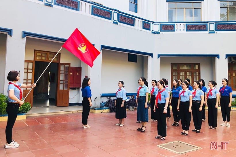 Improving skills and expertise of the Team and children's movement in Ha Tinh