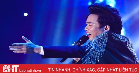 Impressions of singer Tung Duong's live show in Ha Tinh