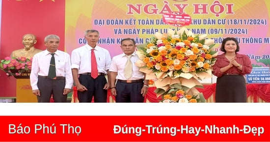 Ngày hội đại đoàn kết tại Khu 5, xã Cao Xá