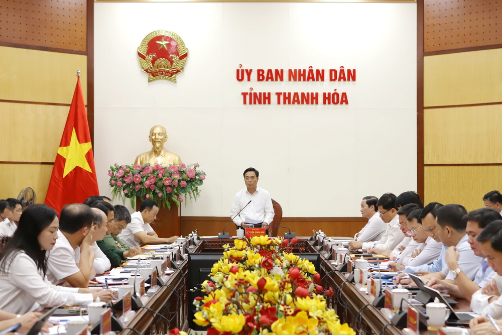 Bí thư Tỉnh ủy Nguyễn Doãn Anh làm việc với Ban Cán sự Đảng UBND tỉnh