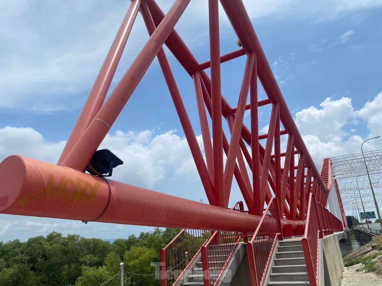 Close-up of the bridge shaped like a seagull spreading its wings in Ba Ria - Vung Tau photo 14