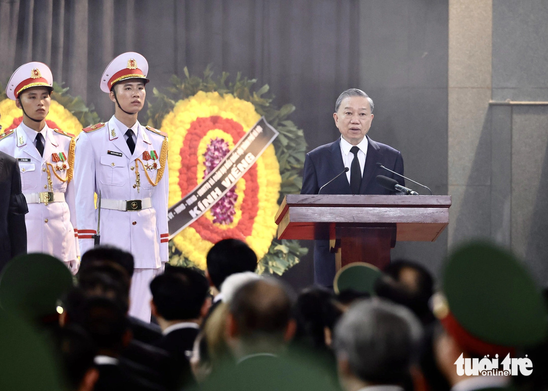 Những khoảnh khắc nghẹn lòng trong lễ Quốc tang Tổng Bí thư Nguyễn Phú Trọng- Ảnh 13.