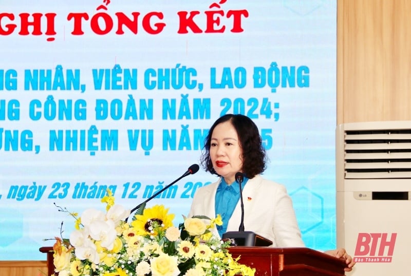 Công đoàn Thanh Hoá xuất sắc dẫn đầu phong trào thi đua công nhân, viên chức, lao động và hoạt động công đoàn năm 2024