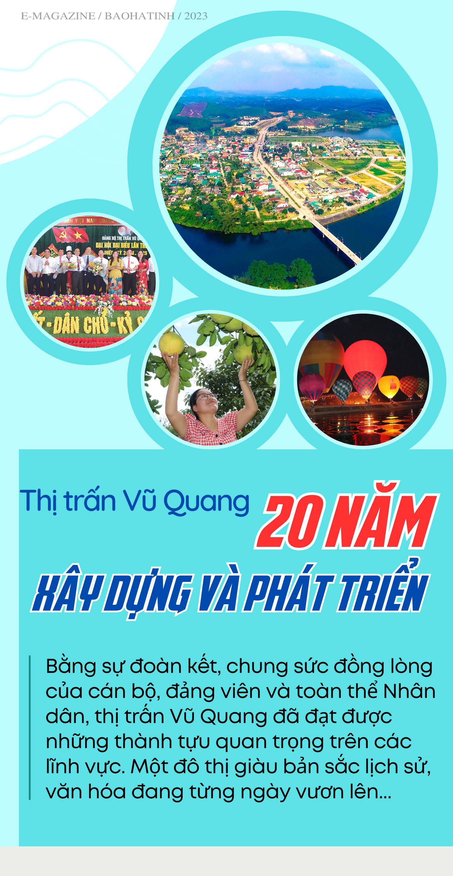 Vu Quang Town - 20th Anniversary Mark