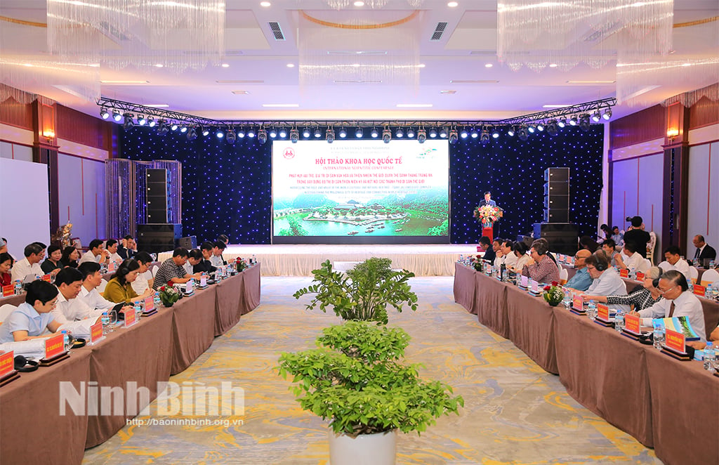 International Scientific Conference Promoting the role of the World Cultural and Natural Heritage of Trang An Scenic Landscape Complex in building a Millennium Heritage City and connecting world heritage cities