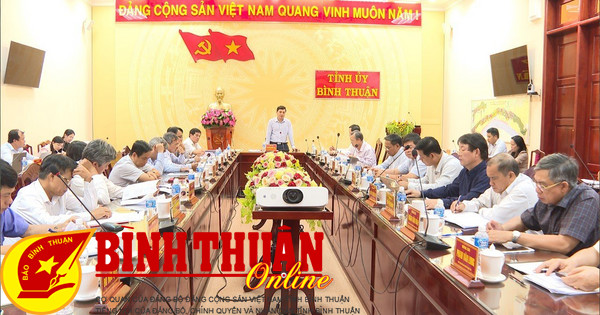 Họp phiên thứ nhất Tiểu ban Văn kiện Đại hội Đại biểu Đảng bộ tỉnh lần thứ XV