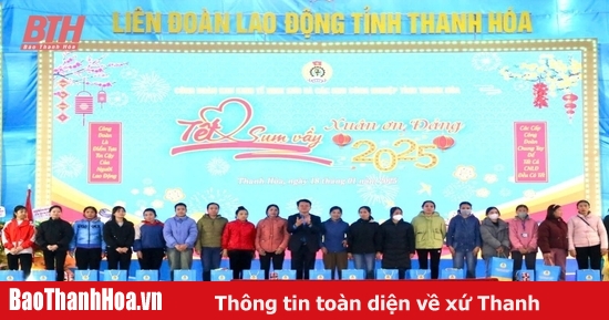 “Tết sum vầy - Xuân ơn Đảng” năm 2025 cho người lao động Khu kinh tế Nghi Sơn và các khu công nghiệp tỉnh Thanh Hóa