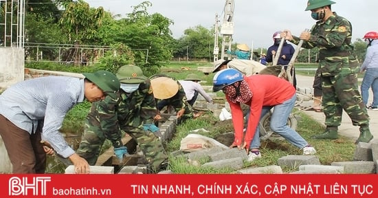 Phát huy vai trò công tác dân vận trong xây dựng nông thôn mới ở Lộc Hà