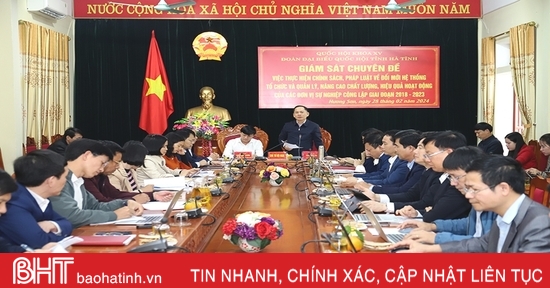 Sau sắp xếp, Hương Sơn giảm 18 đơn vị sự nghiệp công lập