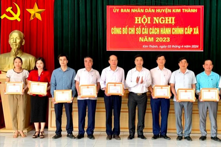 Kim Anh dẫn đầu huyện Kim Thành về chỉ số cải cách hành chính cấp xã