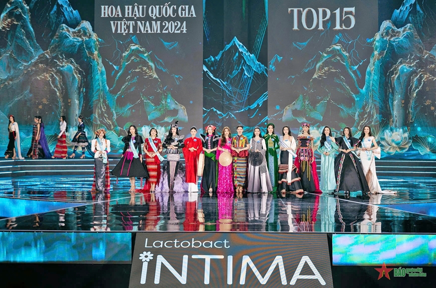 Top 15 Miss Vietnam 2024.