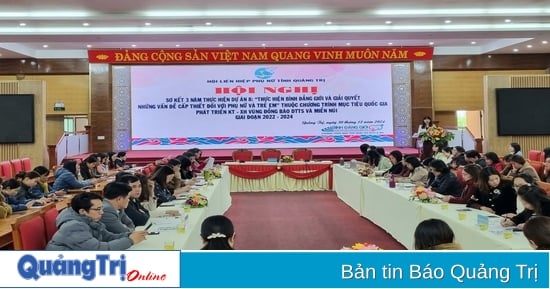 Sơ kết 3 năm thực hiện bình đẳng giới và giải quyết những vấn đề cấp thiết đối với phụ nữ, trẻ em