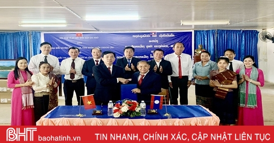 TX Kỳ Anh ký kết hợp tác với huyện Khun Khăm của Lào