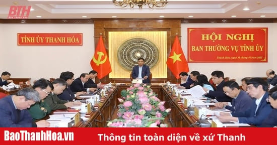 Cho ý kiến vào chương trình công tác năm 2025 của Ban Chấp hành Đảng bộ tỉnh và Ban Thường vụ Tỉnh ủy