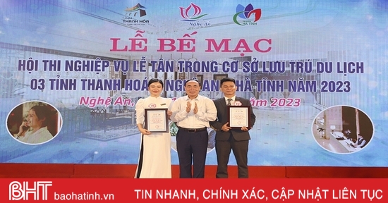 Ha Tinh ganó 6 premios en el Concurso de Habilidades de Recepcionista en Establecimientos de Alojamiento Turístico