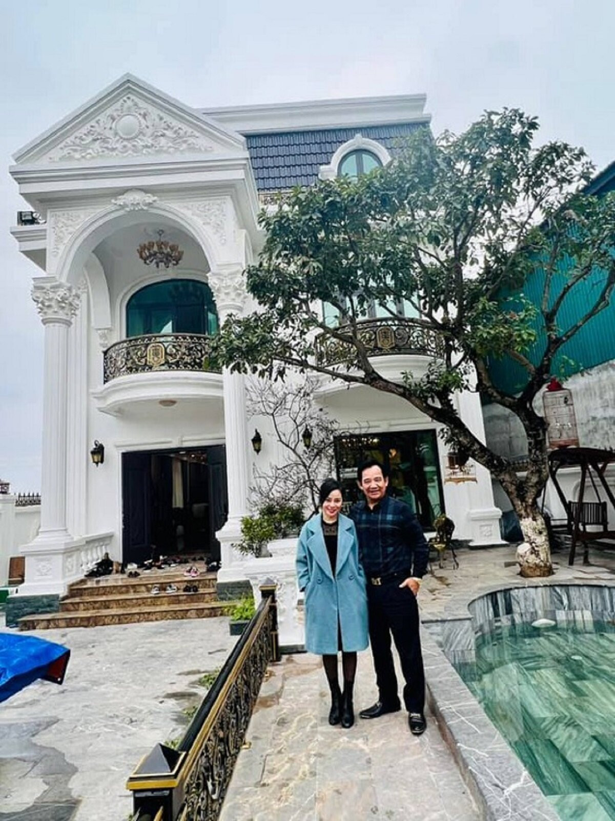 Quang Teo's magnificent villa.