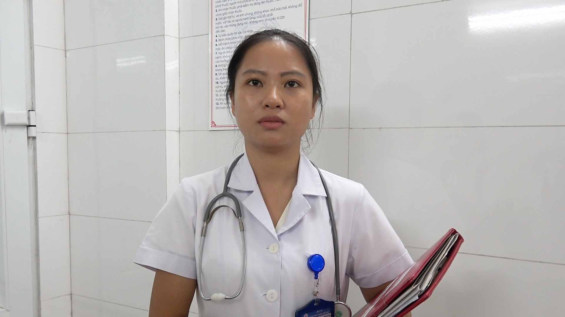 Dr. Phan Thi Thu Phuong, Outpatient Department, Dang Van Ngu Hospital. Photo: Reporter Team.