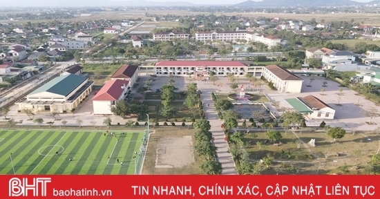 Lộc Hà huy động hơn 670 tỷ đồng xây dựng trường lớp để đạt “mục tiêu kép”