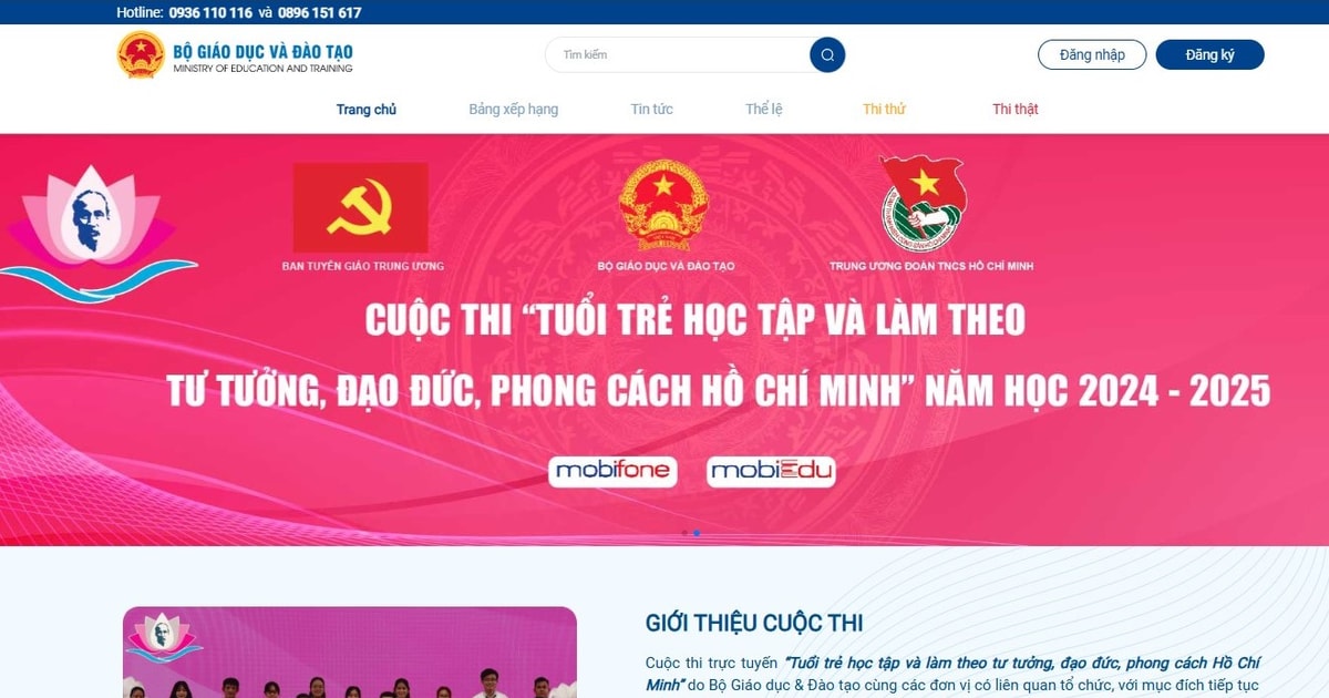 Organizing an online contest "Youth learn and follow Ho Chi Minh's ideology, morality and style"