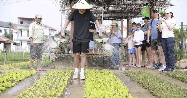 Khách quốc tế hào hứng tham quan, trải nghiệm tại làng du lịch tốt nhất