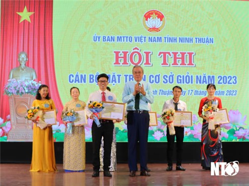 Hội thi cán bộ Mặt trận cơ sở giỏi năm 2023