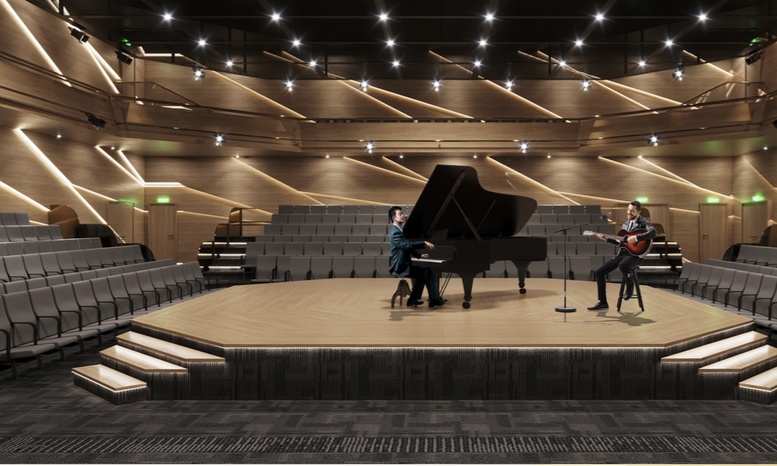 Das Hoan Kiem Theater ist das erste Theater in Vietnam, das internationale Standards und hohe Qualität sowohl für natürliche als auch für verstärkte Akustik erfüllt.