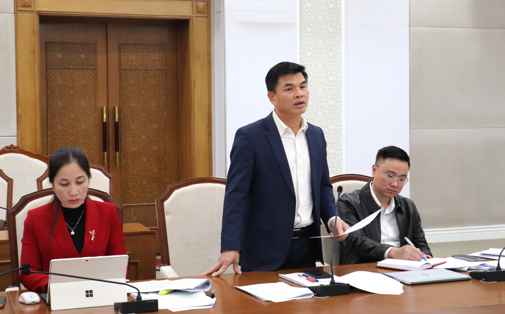 The leader of the Department of Culture and Sports reported the content of the Project Outline.