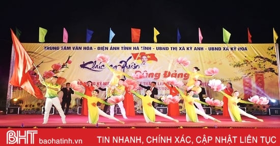 Đặc sắc chương trình “Khúc ca xuân dâng Đảng” tại TX Kỳ Anh